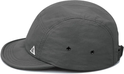 Summer Trucker Cap 5 Panel Baseball Caps Men Women Short Brim Dad Hats Flat Bill Casual Running Cap Sun Hat Couple's Cadet Cap