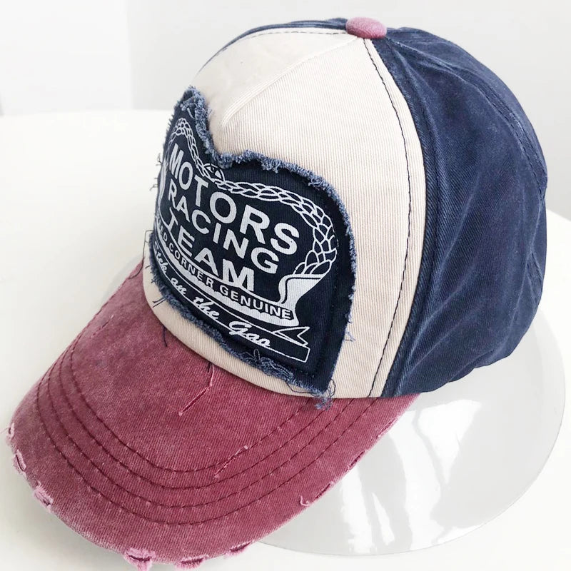 News Outdoor Sports Cotton Baseball Cap Retro Embroidery Men S Hip Hop Rebound Caps Snapback Hats