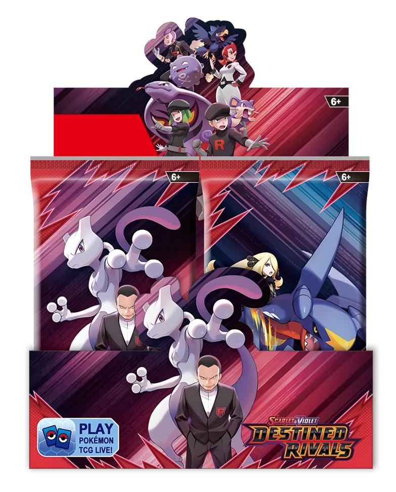 360 Pokémon TCG English Cards – Destined Rivals, Prismatic Evolutions, Scarlet & Violet 151 & Paldean Fates Booster Set