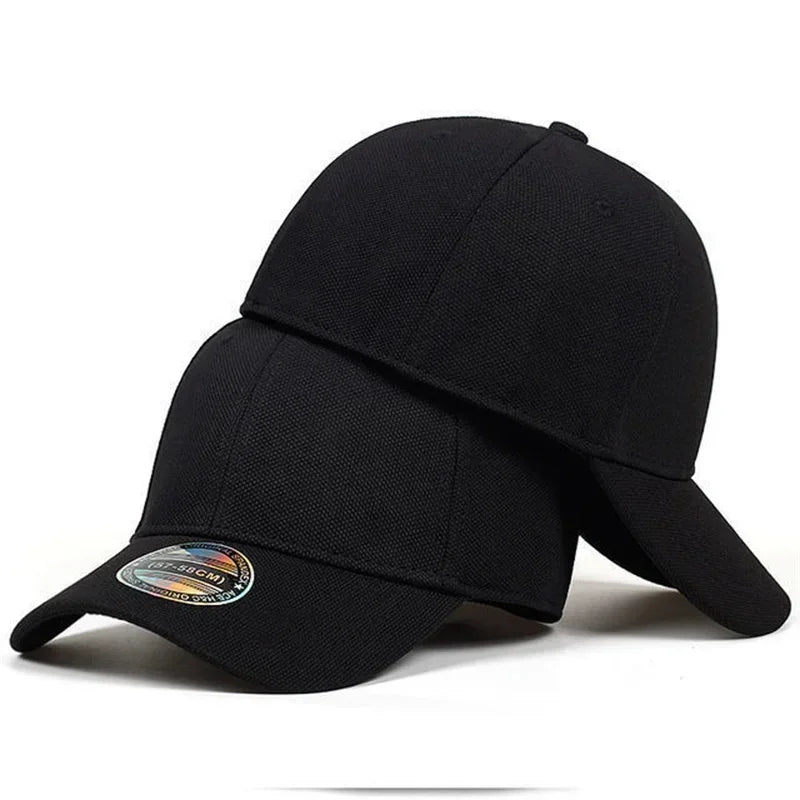 Baseball Cap Man Fitted Closed Full Mesh Outdoor Breathable Sports Cotton Sun Male Truckerhat Gorras