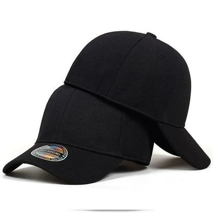 Baseball Cap Man Fitted Closed Full Mesh Outdoor Breathable Sports Cotton Sun Male Truckerhat Gorras
