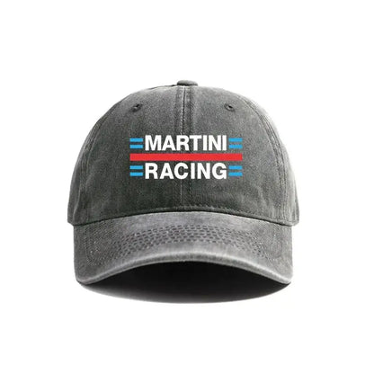 Martini Racing Baseball Caps Distressed Hats Cap Men Women Retro Outdoor Summer Adjustable Dad