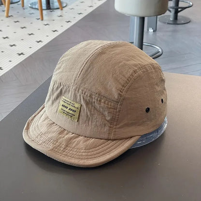 5 Panel Short Brim Quick-drying Golf Baseball Caps Men's Soft Lightweight Sports Running Cap Unisex Outdoor  UPF50+ Peaked Cap