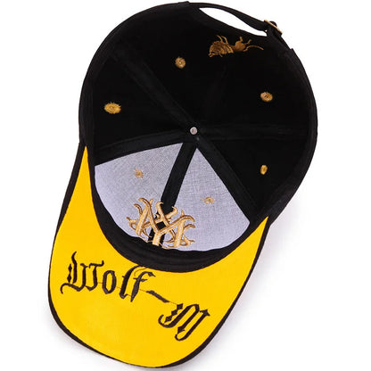 Totem Flame Baseball Cap Men S Women European American Net Red Spring Summer Sun Shading Smbroidered