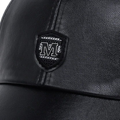 Autumn Winter Warm Leather Baseball Cap Hip Hop Snapback Hat Men Women Sports Casual Caps Dad Hats