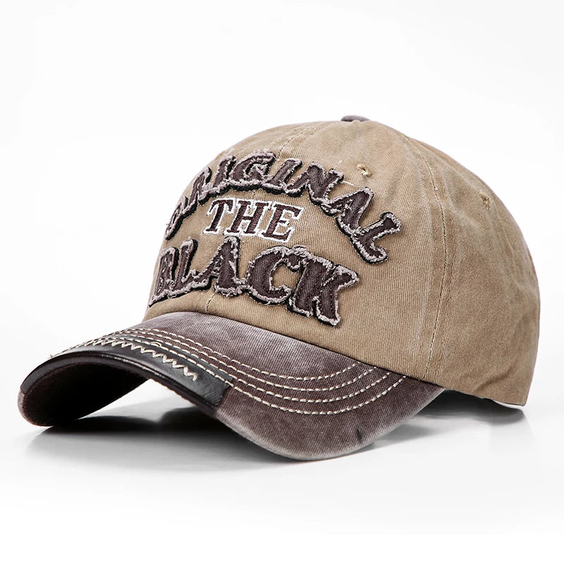 News Outdoor Sports Cotton Baseball Cap Retro Embroidery Men S Hip Hop Rebound Caps Snapback Hats