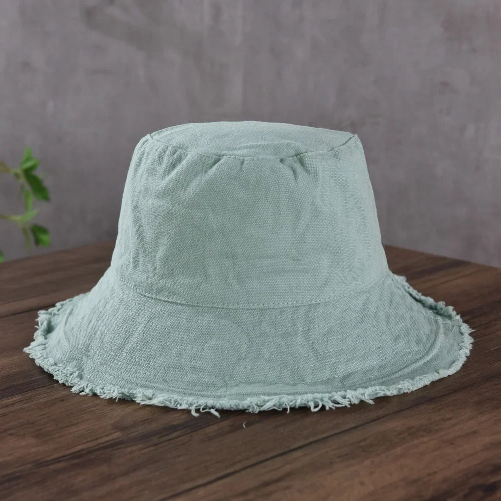Fashion Foldable Burrs Bucket Hatsfor Women Men Beach Sun Visor UV Protection UPF 50+ Sun Hat Summer Large Wide Brim Panama Bob
