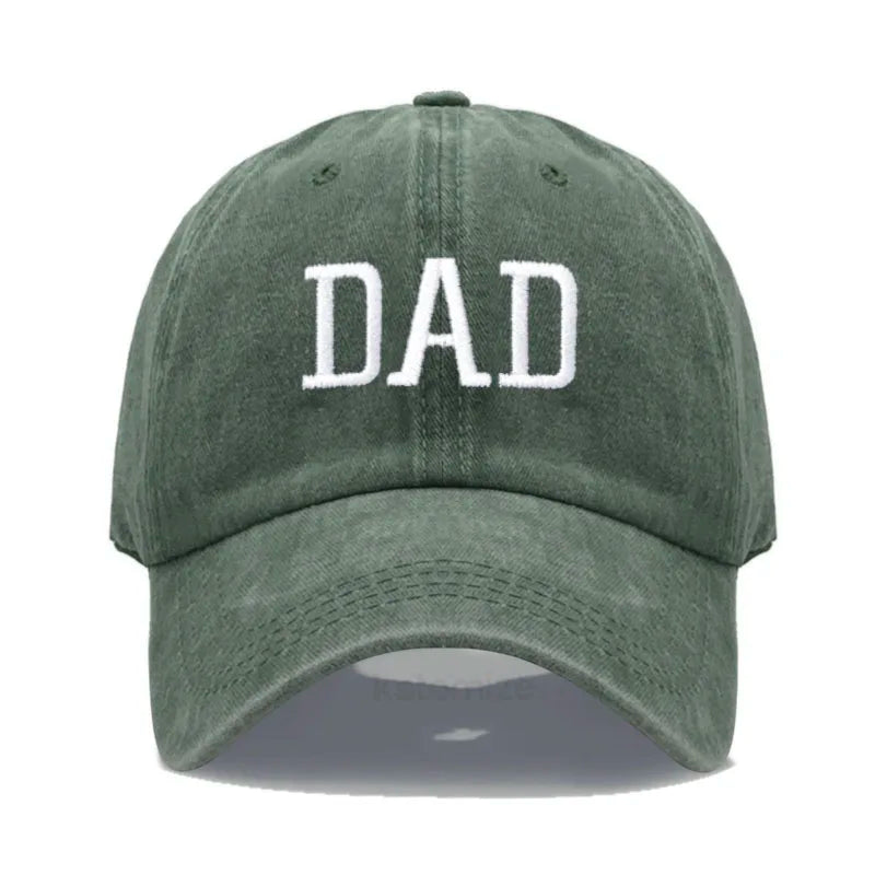DAD MOM Embroidery Pure Cotton Men's Baseball Cap For Man  Womne's Fashion Sport Golf Caps Sun Hat Dropshipping