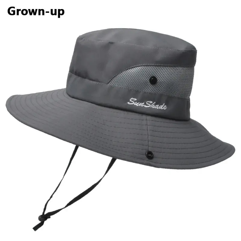 Xinbaoguan 100% Polyester Summer Outdoor Sun Hat, Breathable Sun Hat, Folding Sun Hat, Female Ponytail Hole Fisherman Hat