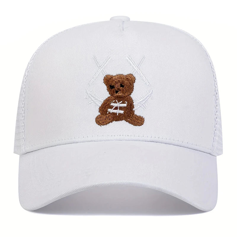 Unisex Xx Smiling Face Camouflage Baseball Net Caps Spring Summer Outdoor Adjustable Casual Hats
