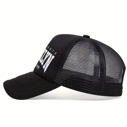 Unisex Brooklyn Printing Baseball Net Caps Spring Summer Outdoor Adjustable Casual Hats Sunscreen