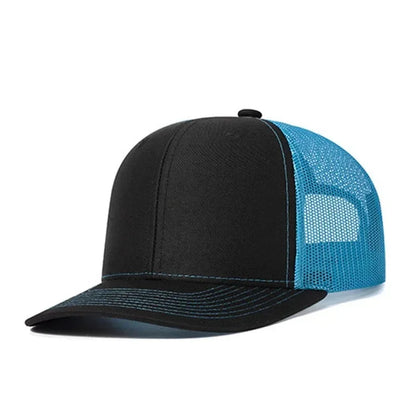 Summer Mesh Baseball Cap Men Women Slight Curved Snapback Trucker Hat Unisex Casual Outdoor