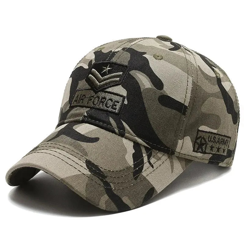 Four Seasons HatsMen's Trendy HatsKorean Casual HatsSpring and Autumn Outdoor SunhatsCamouflage Men's Baseball Caps