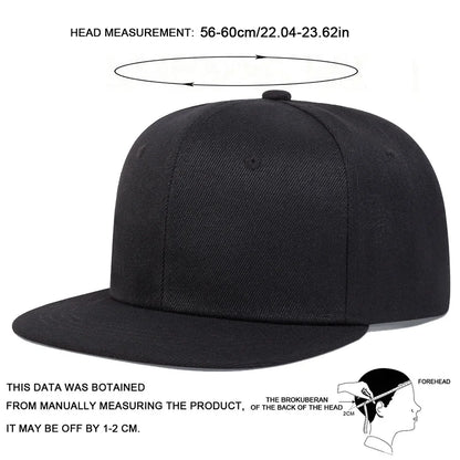 Unisex Light Board Solid Color Hip-Hop Hats Spring Autumn Adjustable Casual Snapback Baseball Caps