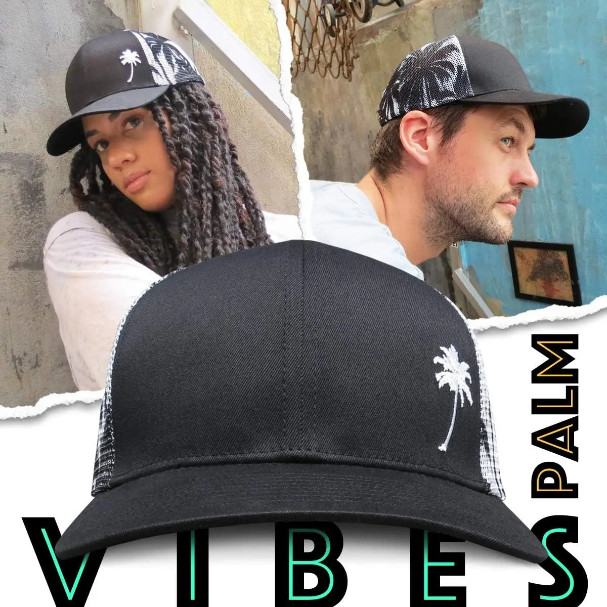 Trucker Cool Designs Breathable Coconut Tree Embroidery Baseball Outdoor Shade Sun Protection Mesh