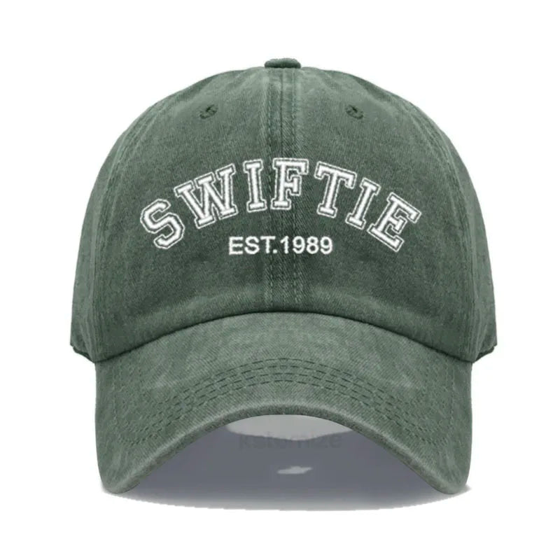 Swiftie 1989 Embroidery Baseball Cap Men Women Unisex Washed Cotton Dad Hat Sun Gift Fans Outdoor