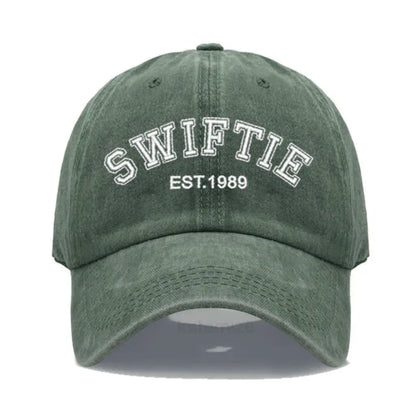 Swiftie 1989 Embroidery Baseball Cap Men Women Unisex Washed Cotton Dad Hat Sun Gift Fans Outdoor