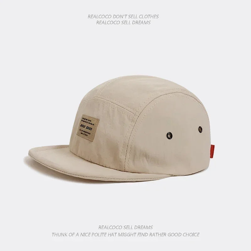 Japanese Quick-drying Breathable Short Brim Baseball Caps Men Women Face Small Foldable Soft Top Hip-hop Cap Women Soft Brim Hat