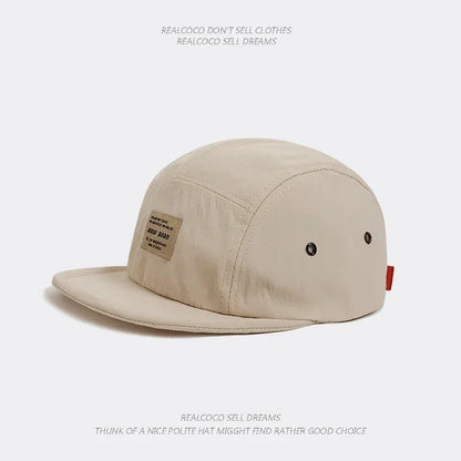 Japanese Quick-drying Breathable Short Brim Baseball Caps Men Women Face Small Foldable Soft Top Hip-hop Cap Women Soft Brim Hat