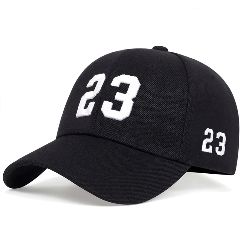 Unisex 23 Embroidery Baseball Caps Spring Autumn Outdoor Adjustable Casual Hats Hip Hop Cap
