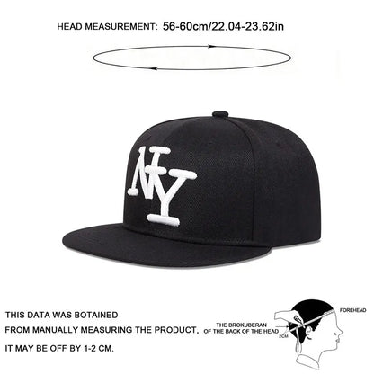 Unisex Letter Embroidery Hip-Hop Hats Spring Autumn Outdoor Adjustable Casual Baseball Caps
