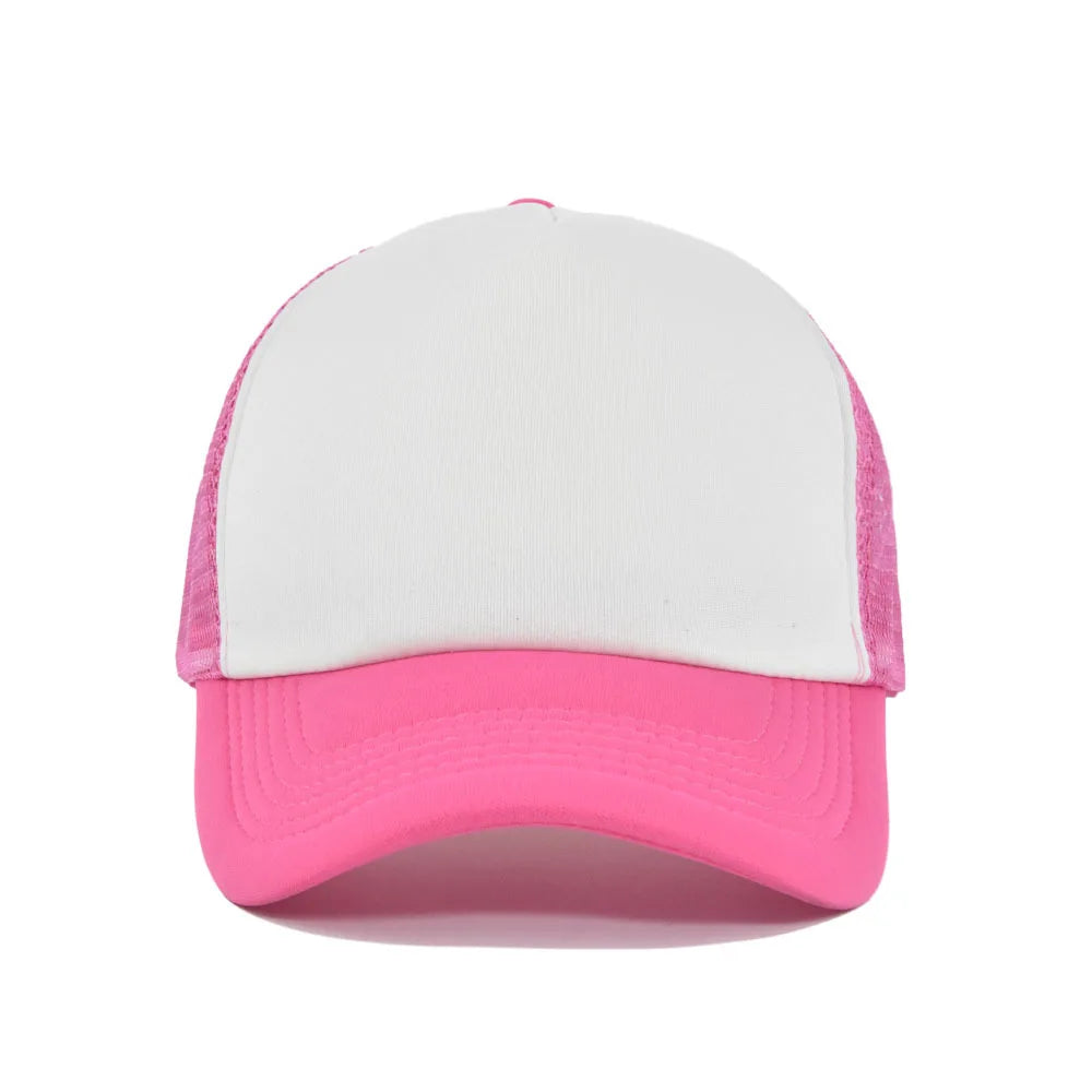 New 2026 Summer Mesh Baseball Cap for Unisex High Quality Adjustable Breathable Trucker Outdoor Sport Sun Hat Snapback Casquette