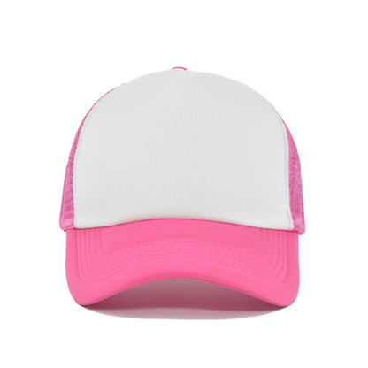 New 2026 Summer Mesh Baseball Cap for Unisex High Quality Adjustable Breathable Trucker Outdoor Sport Sun Hat Snapback Casquette