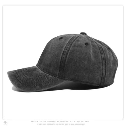 Vintage Washed Distressed Plain Baseball Cap - 100 Cotton Soft Top Unstructured Dad Hat - Soft
