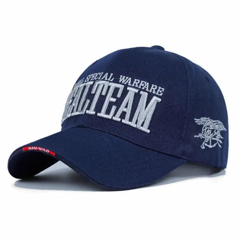 Sealteam Letter Embroidery Baseball Caps Spring Autumn Outdoor Adjustable Casual Hats Sunscreen Hat