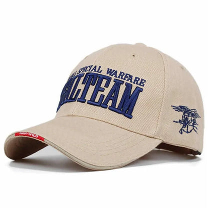 Sealteam Letter Embroidery Baseball Caps Spring Autumn Outdoor Adjustable Casual Hats Sunscreen Hat
