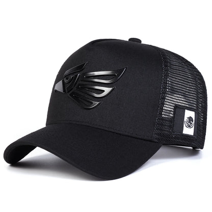 Unisex Mexican Eagle Label Baseball Net Caps Spring Summer Outdoor Adjustable Casual Hats Hip Hop