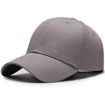 Classic Unisex Plain Baseball Cap Adjustable Metal Buckle Closure