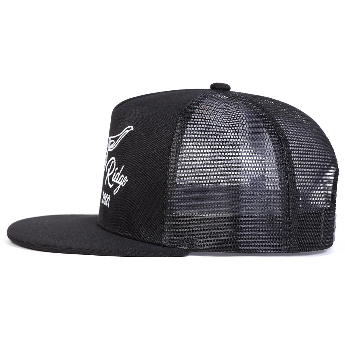 Unisex Ox Head Letter Embroidery Hip-Hop Net Hats Spring Summer Outdoor Adjustable Casual Baseball