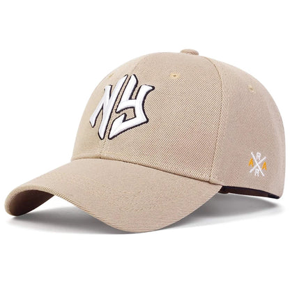 Unisex Ng Letter Side Ar Embroidery Baseball Caps Spring Autumn Outdoor Adjustable Casual Hats