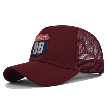 New Unisex Men Women Embroidery Net Breathable Baseball Caps Summer Outdoor Fashion Adjustable Casual Sunscreen Hats Hip Hop Hat