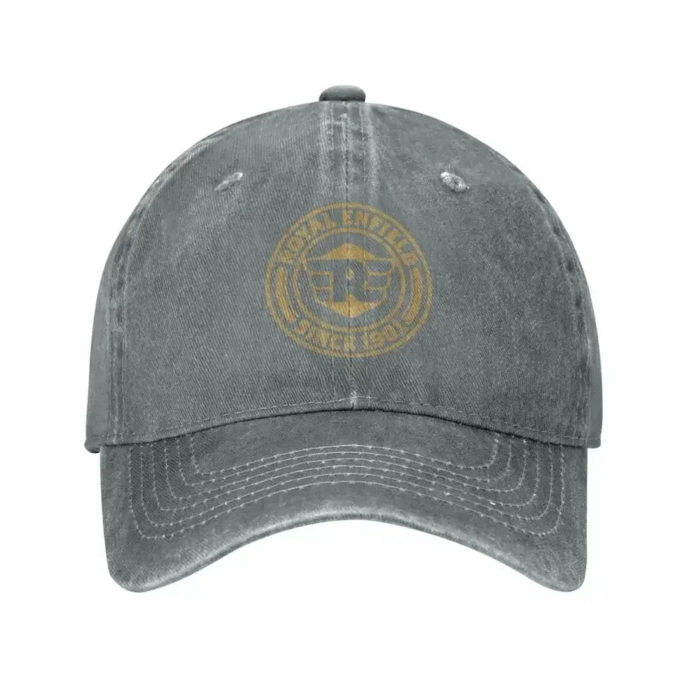 Royal Enfields Since 1901 Unisex Baseball Cap Motorcycle Distressed Washed Caps Hat Vintage Outdoor