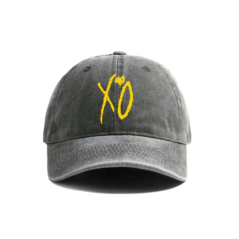 Xo Weeknd Baseball Cap Distressed Hats Men Retro Outdoor Summer Adjustable Dad Hat