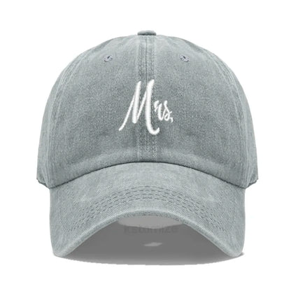 Matching Mr Mrs Baseball Cap Men S Women Cotton Embroidery Sport Golf Caps Bridal Gift Newlywed