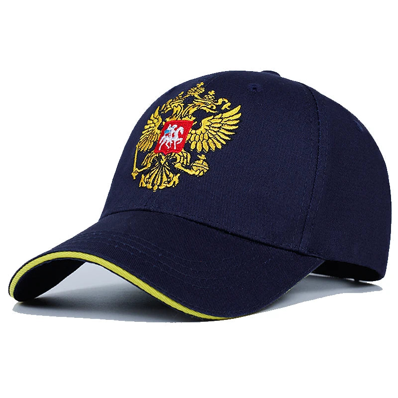 Russia Baseball Caps Badge Embroidery Golf Cotton Snapback Hats Men Women Hip Hop Bone Sports