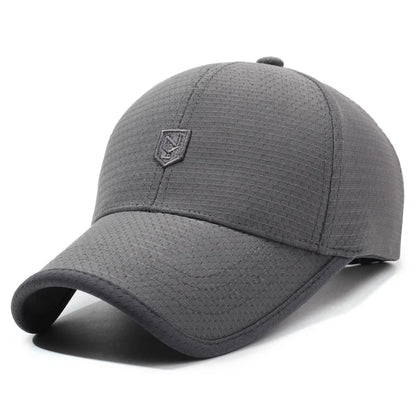 Spring Summer Mesh Baseball Cap Outdoor Sports Breathable Sunshade Sunscreen Simple Casual Men S