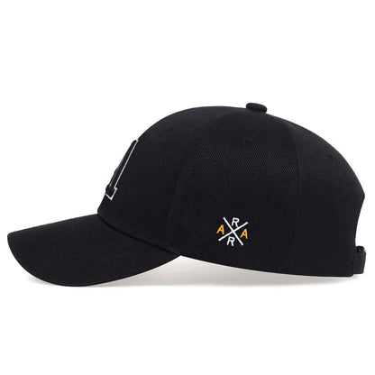 Letter Embroidery Baseball Cap Spring Summer Outdoor Sun Hat Dad Cotton Snapback Adjustable Casual