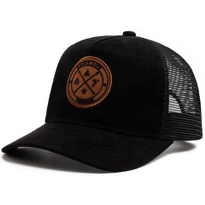 Summer Mesh Baseball Cap Women Men Snapback Hat Casual Breathable Letter Icon Unisex Hip Hop Trucker