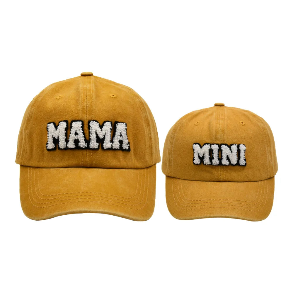 Cool Mama Mini Women Children Kids Cap Sets Spring Summer Outdoor Lady Female Boy Girls Baseball