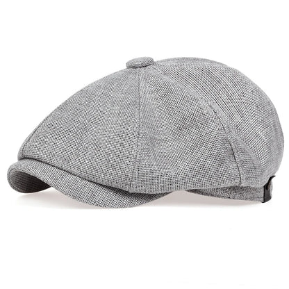 Men Casual Newsboy Hat Spring Autumn Retro Beret Hats Wild Unisex Octagonal Cap Street Caps Gorras