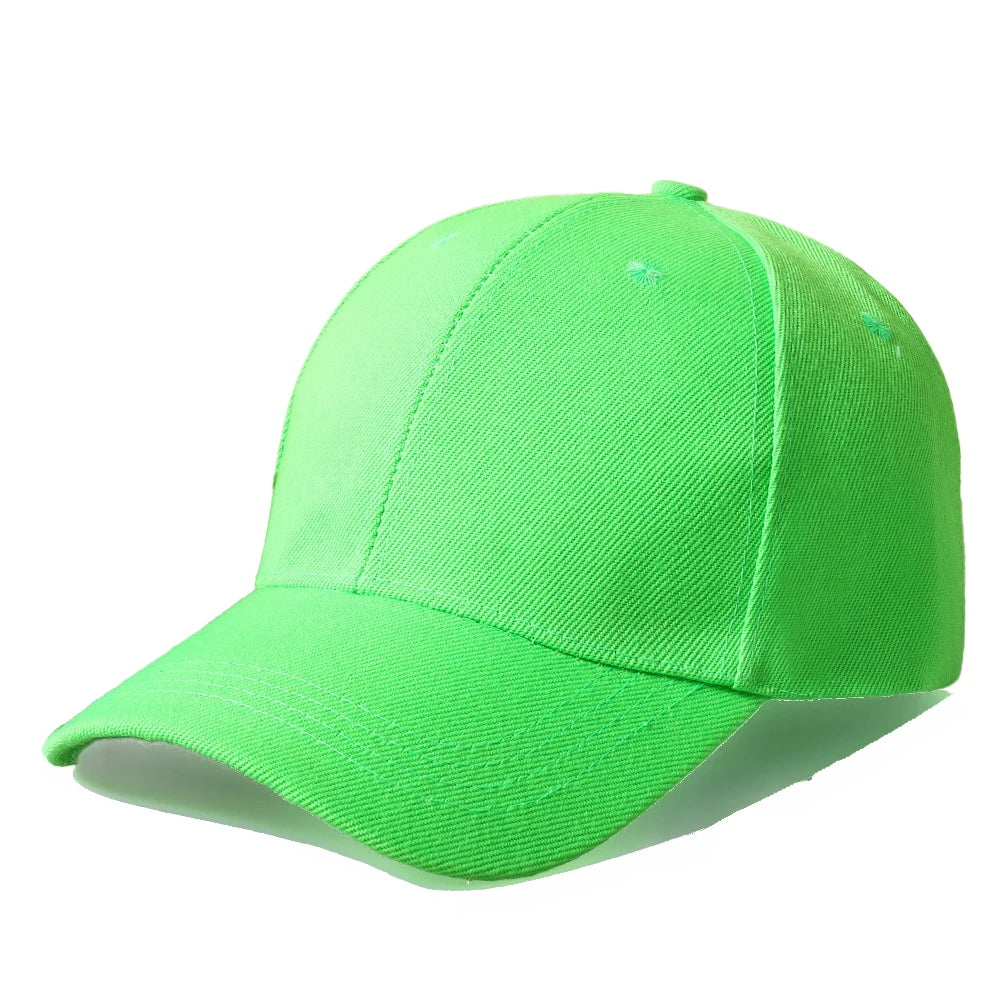 Classic Plain Baseball Cap Men Women Multi Colors Available