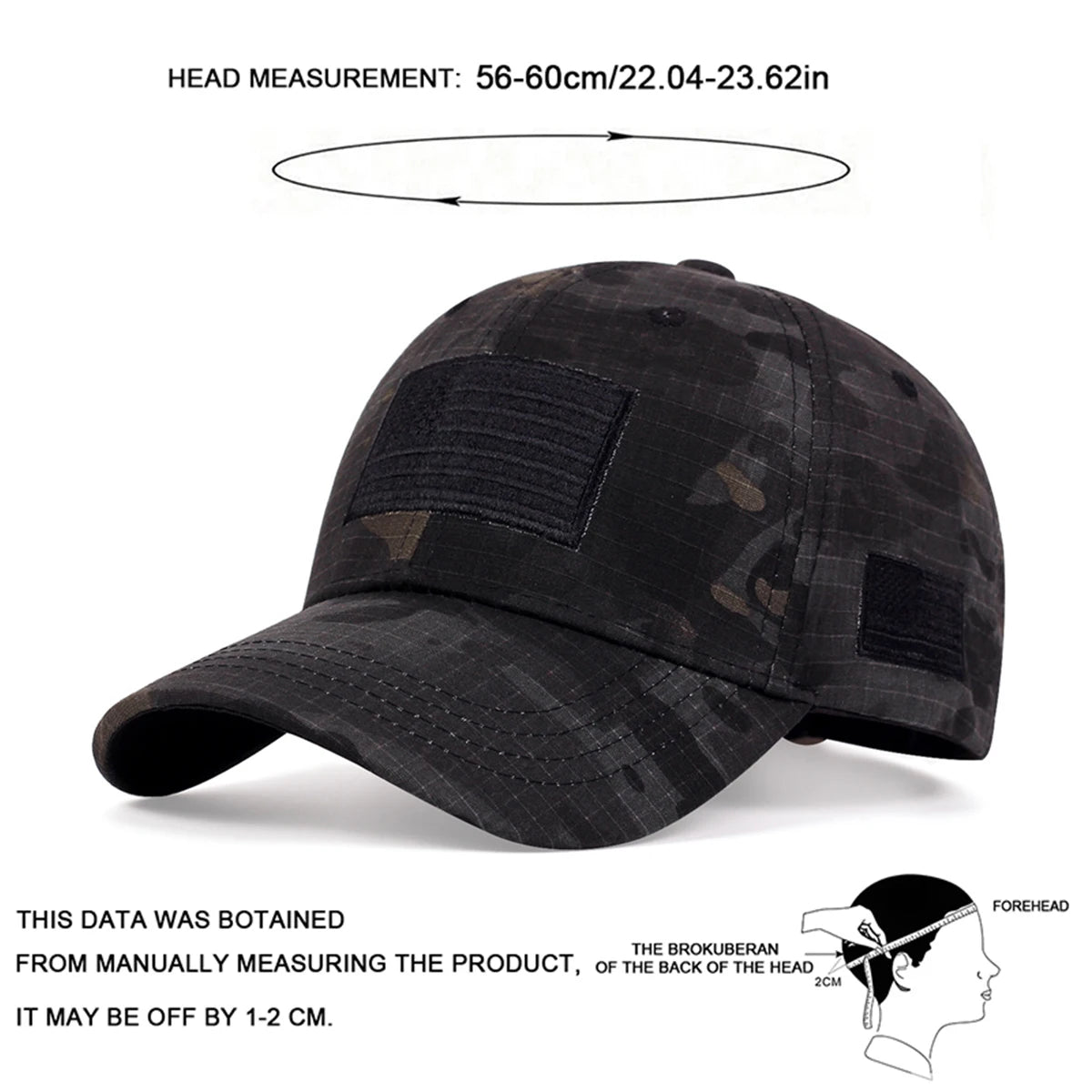 Unisex Usa Flag Embroidery Baseball Caps Spring Autumn Outdoor Adjustable Casual Hats Hip Hop Hat