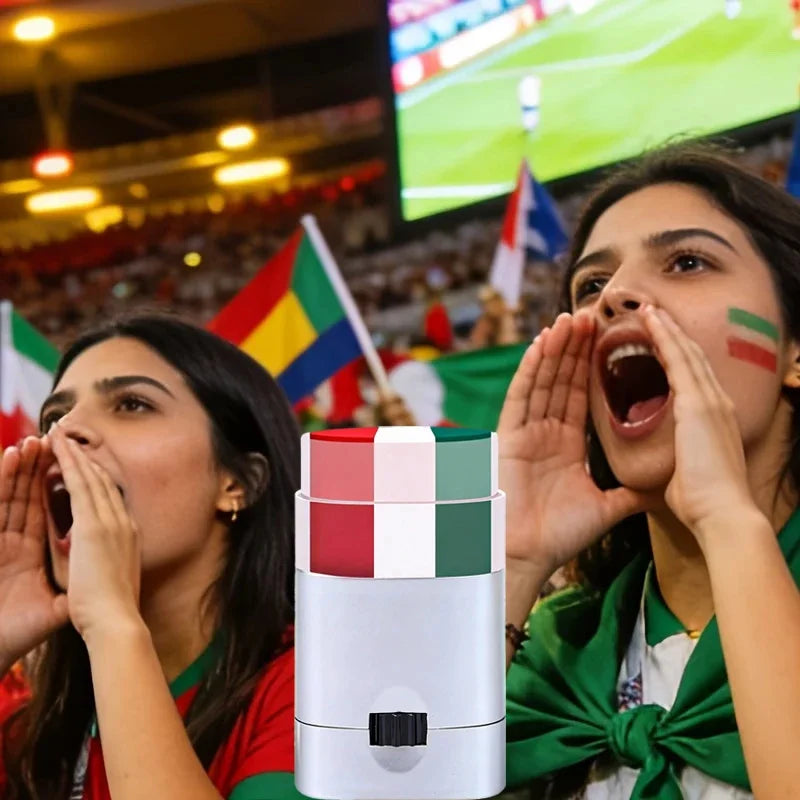 Country Flag Face Paint Stick Stripe Football Fan Brush Body Game Cheering Cheerleading Decoration