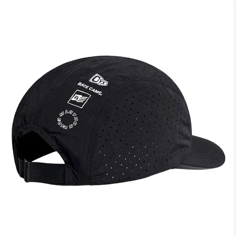 Short-brim mesh quick-dry baseball cap breathable sun-protection sports sun hat summer outdoor running cap