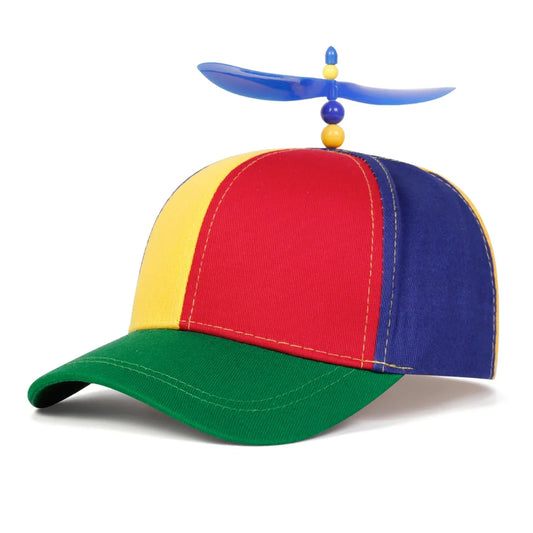 Children Personalized Propeller Baseball Caps Adjustable Casual Hats Spring and Autumn Outdoor Boy Girl Travel Sunscreen Hat