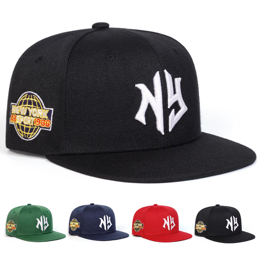 Unisex Letter Embroidery Hip-Hop Hats Spring Autumn Outdoor Adjustable Casual Baseball Caps